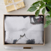 Papier Mousseline Mode Goth | Robe Bleue Bourgogne avec talons hauts (Cadeau)