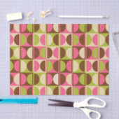 Papier Mousseline Modèle abstrait géométrique moderne du milieu du s (Artisanat)