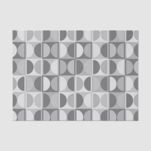 Papier Mousseline Modèle abstrait géométrique moderne du milieu du s