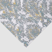 Papier Mousseline Modèle de Damas désorganisé (Détail)