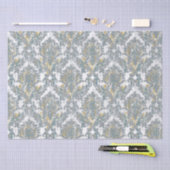 Papier Mousseline Modèle de Damas désorganisé (Artisanat)