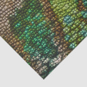 Papier Mousseline Modèle de texture de peau de caméléon (Détail)