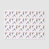 Papier Mousseline Modèle de yoga femmes forme bien-être (Recto)