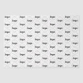 Papier Mousseline Modèle d'entreprise de logo simple (Recto)