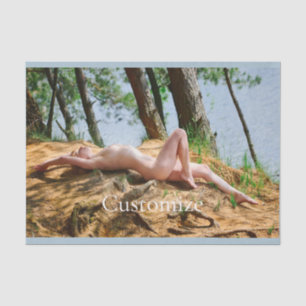 Papier Mousseline Modèle féminin bronzage Thunder_Cove