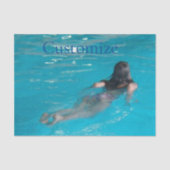 Papier Mousseline Modèle féminin natation Thunder_Cove (Recto)