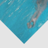 Papier Mousseline Modèle féminin natation Thunder_Cove (Détail)