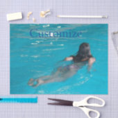 Papier Mousseline Modèle féminin natation Thunder_Cove (Artisanat)