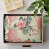 Papier Mousseline Modèle flamant (Cadeau)