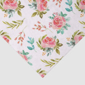 Papier Mousseline Modèle floral (Détail)