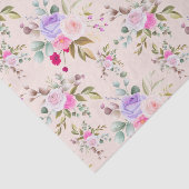 Papier Mousseline Modèle floral (Détail)