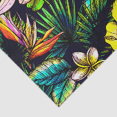 Papier Mousseline Modèle floral (Détail)