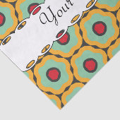 Papier Mousseline Modèle floral (Détail)