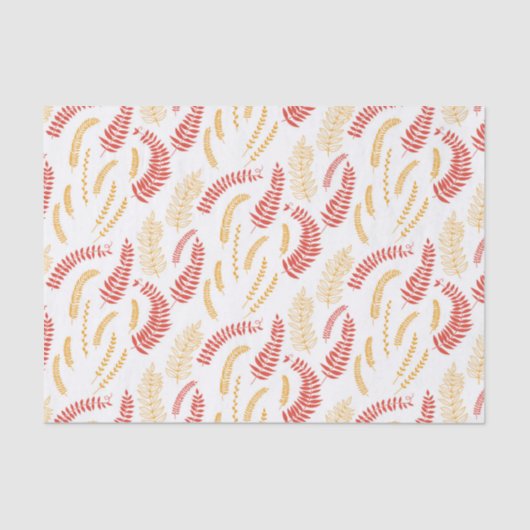 Papier Mousseline Modèle floral (Recto)