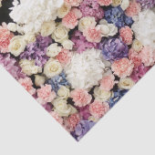 Papier Mousseline Modèle floral (Détail)