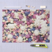 Papier Mousseline Modèle floral (Artisanat)