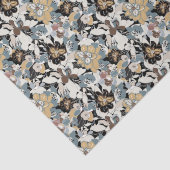 Papier Mousseline Modèle floral de Magnolia (Détail)