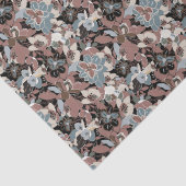 Papier Mousseline Modèle floral de Magnolia (Détail)