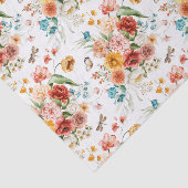 Papier Mousseline Modèle floral du jardin (Détail)