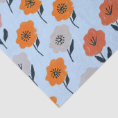 Papier Mousseline Modèle floral dynamique (Détail)