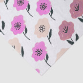 Papier Mousseline Modèle floral dynamique (Détail)