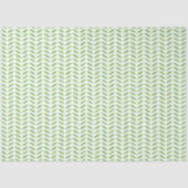 Papier Mousseline Modèle floral feuille verte (Recto)