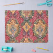 Papier Mousseline Modèle Floral Français Antique (Artisanat)