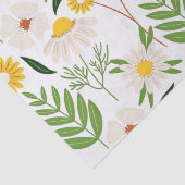 Papier Mousseline Modèle floral marais (Détail)