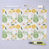 Papier Mousseline Modèle floral marais (Artisanat)