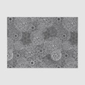 Papier Mousseline Modèle floral moderne et tendance (Recto)