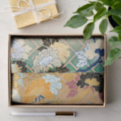 Papier Mousseline Modèle floral traditionnel japonais (Cadeau)