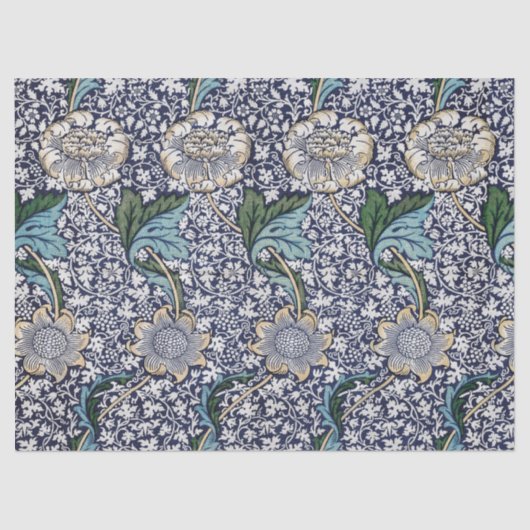 Papier Mousseline Modèle floral - William Morris (Recto)