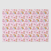 Papier Mousseline Modèle Joyeuse Saint-Valentin Corgi (Recto)