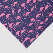 Papier Mousseline Modèle marine et flamant rose (Détail)