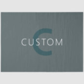 Papier Mousseline Modèle monographique élégant et personnalisable (Recto)