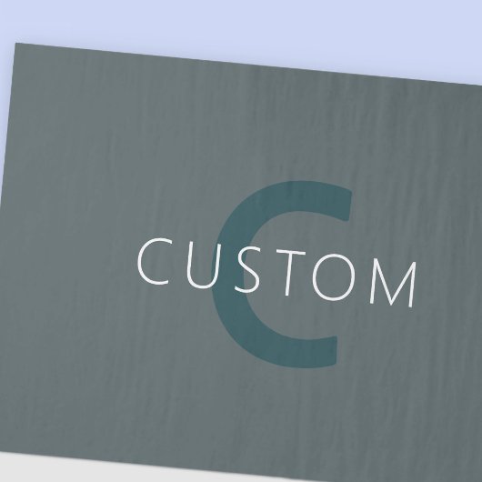 Papier Mousseline Modèle monographique élégant et personnalisable