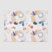 Papier Mousseline Modern Abstract Butterflies (Recto)