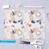 Papier Mousseline Modern Abstract Butterflies (Artisanat)