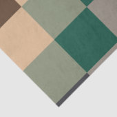 Papier Mousseline Modern Color Checks Checkerboard (Détail)