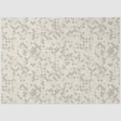 Papier Mousseline Modern Yellow & Gray Geometric Pattern Tissue  (Recto)