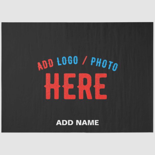 PAPIER MOUSSELINE MODERNE ET MODERNE PERSONNALISABLE NOIR VÉRIFIÉ (Recto)