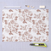PAPIER MOUSSELINE MODERNE FLORALE BOTANIQUE MODERNE ECHO (Artisanat)