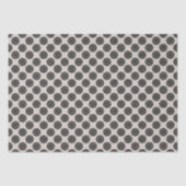 Papier Mousseline Moderne Motif à roues Mocha Brown Taupe (Recto)