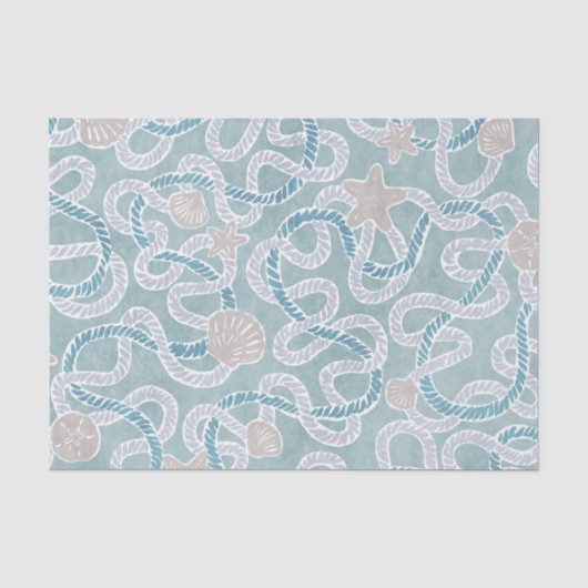 Papier Mousseline Moderne Nautique (Recto)