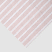 Papier Mousseline Moderne rose vif blanc rayures horizontales chic (Détail)