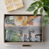 Papier Mousseline Moderne Thanksgiving Belle collection d'automne (Cadeau)