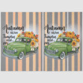 Papier Mousseline Moderne Thanksgiving Belle collection d'automne (Recto)