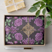 Papier Mousseline Moderne violet Rose belle collection (Cadeau)