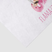 Papier Mousseline Moderne Vous Flamazirez Beauté Flamant rose rose (Détail)