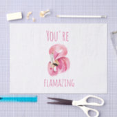 Papier Mousseline Moderne Vous Flamazirez Beauté Flamant rose rose (Artisanat)